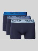 MCNEAL Trunks mit Label-Stitching im 3er-Pack in Marine, Größe L