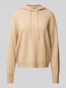 Jake*s Casual Hoodie mit Kapuze in Sand Melange, Größe S