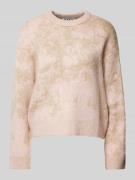 JAKE*S STUDIO WOMAN Strickpullover mit gerippten Abschlüssen in Sand, ...