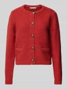 Christian Berg Woman Selection Cardigan mit Strukturmuster in Rostrot,...