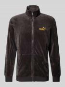 PUMA PERFORMANCE Sweatjacke mit Stehkragen in Black, Größe L