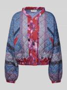 LOLLYS LAUNDRY Steppjacke mit Label-Print Modell 'Lama' in Hellblau, G...