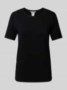 ZABAIONE Strickshirt mit Rundhalsausschnitt Modell 'La44yla' in BLACK,...