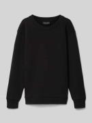 CARS JEANS Sweatshirt mit Rundhalsausschnitt Modell 'EAMON' in Black, ...