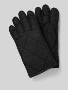 Barbour Handschuhe mit Steppnähten Modell 'Winterdale' in Black, Größe...