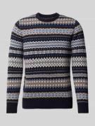 Barbour Strickpullover mit Rundhalsausschnitt Modell 'Case Fairisle' i...