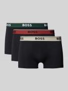 BOSS Trunks mit Label-Bund Modell 'Power' im 3er-Pack in Black, Größe ...