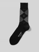 Burlington Sneakersocken mit Strukturmuster in Black, Größe 40-46