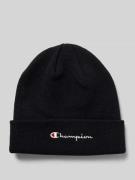 CHAMPION Beanie mit Label-Stitching in Black, Größe 1