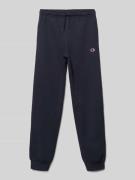 CHAMPION Regular Fit Sweatpants mit Logo-Badge in Marine, Größe 128