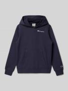 CHAMPION Hoodie mit Kapuze in Marine, Größe 128