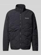 COLUMBIA Jacke mit Label-Print Modell 'BIRCHWOOD' in Black, Größe L