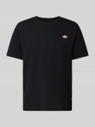 Dickies T-Shirt mit Label-Print Modell 'MAPLETON' in Black, Größe L