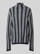 Emporio Armani Strickpullover mit Turtleneck in Marine, Größe L