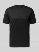 Emporio Armani T-Shirt mit Label-Print in Black, Größe L