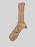 Falke Socken mit Label-Stiching Modell 'COSY' in Beige, Größe 39-42