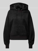 Guess Hoodie mit Strasssteinbesatz in Black, Größe L