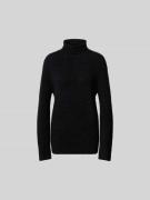 Joseph Pullover mit gerippten Abschlüssen in Black, Größe L