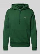 Lacoste Regular Fit Hoodie mit Baumwolle in Gruen, Größe S