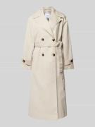 Mango Trenchcoat mit Bindegürtel Modell 'ANGELA' in Offwhite, Größe L