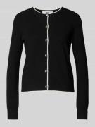 Mango Cardigan mit durchgehender Knopfleiste Modell 'LUCCA' in Black, ...