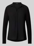 OPUS Slim Fit Bluse mit Umlegekragen Modell 'Frera' in Black, Größe 38