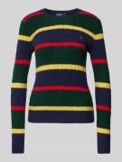 POLO RALPH LAUREN Strickpullover mit Logo-Stitching Modell 'JULIANNA' ...