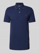 POLO RALPH LAUREN Tailored Fit Poloshirt mit Logo-Stitching in Marine,...