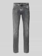 Replay Slim Fit Jeans im Used-Look Modell 'ANBASS' in Silber, Größe 30...