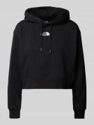 The North Face Cropped Hoodie mit Logo-Stitching in BLACK, Größe L