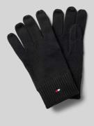 Tommy Hilfiger Handschuhe mit Logo-Stitching Modell 'ESSENTIALS' in Bl...