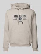 Tommy Hilfiger Hoodie mit Känguru-Tasche in Weiss, Größe L