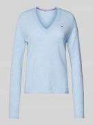 Tommy Hilfiger Pullover mit abgerundetem V-Ausschnitt Modell 'SOFT WOO...