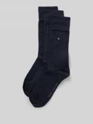 Tommy Hilfiger Socken mit Label-Detail im 3er-Pack in Marine, Größe 39...