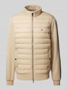 Tommy Hilfiger Steppjacke mit Stehkragen Modell 'MIX MEDIA' in Beige, ...