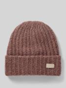 Barts Beanie mit Label-Patch Modell 'Mella' in Mauve, Größe 1