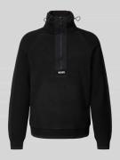 BOSS Green Sweatshirt mit Stehkragen Modell 'Zartic' in Black, Größe L