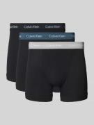 Calvin Klein Underwear Trunks mit Logo-Bund im 3er-Pack in Black, Größ...