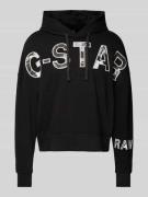 G-Star Raw Oversized Hoodie mit Label-Statement in Black, Größe L