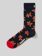 Happy Socks Socken mit Motiv-Stitchings Modell 'SMU GINGER BREAD' in M...