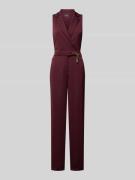 Lauren Ralph Lauren Jumpsuit mit Taillengürtel Modell 'NIKELLE' in Dun...