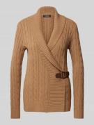 Lauren Ralph Lauren Strickjacke mit Reverskragen Modell 'DONATO' in Ca...