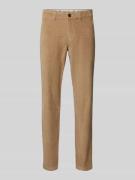 SELECTED HOMME Straight Fit Hose aus Cord Modell 'MILES' in Sand, Größ...