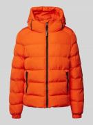 Superdry Steppjacke mit Reißverschlusstaschen in Orange, Größe L