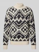 Casual Friday Strickpullover mit Rollkragen Modell 'Klaes' in Offwhite...