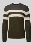 Jack & Jones Strickpullover mit Rundhalsausschnitt Modell 'SANDER' in ...