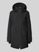 Didriksons Parka mit Reißverschlusstaschen Modell 'INDRA' in Black, Gr...