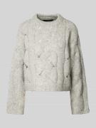 Vero Moda Relaxed Fit Strickpullover mit Wollanteil Modell 'LINA' in H...