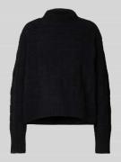 Vero Moda Pullover mit Stehkragen Modell 'ISA' in Black, Größe L