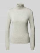 Vero Moda Shaped Fit Rollkragenpullover mit Glitzer-Effekt Modell 'HAP...